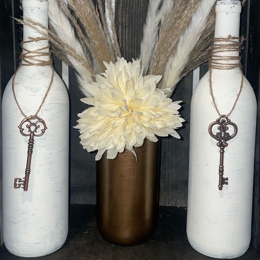 Wine bottle home decor